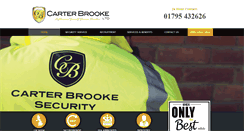 Desktop Screenshot of carterbrooke.co.uk